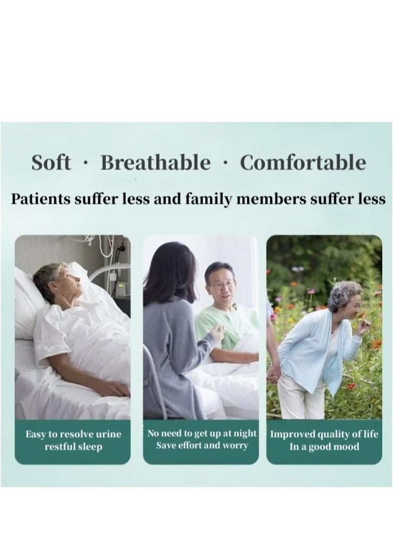 حقيبة شورت السلس تجميع لطريح الفراش مع كيسين قابلة لاعادة الاستخدام من السيليكون حقيبة محمولة قابلة للارتداء - Image 5